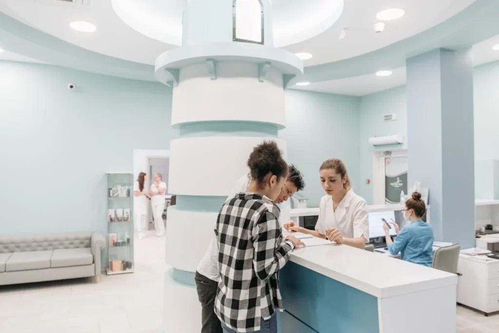 Modern medical facility